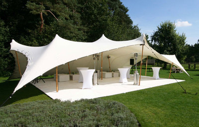 stretch tent in dorset oakleaf marquees