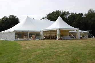 traditional pole marquee dorset oakleaf marquees